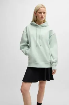 Cotton-terry all-gender hoodie in a relaxed fit