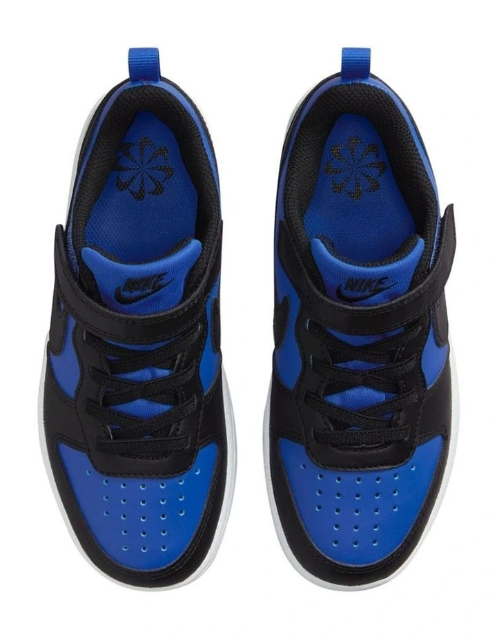 Court Borough Low Recraft Pre-School Sneakers In Royal Blue