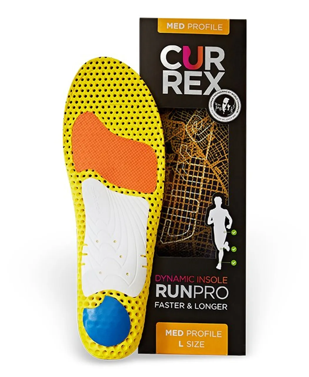 Currex RunPro Insoles - Cushioning / Dynamic Running Shoe Inserts