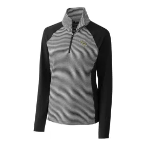 Cutter & Buck UCF Knights Women's Black Forge Tonal Half-Zip Pullover Jacket