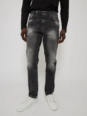 Dark Grey Slim Fit Jeans | Men | George at ASDA