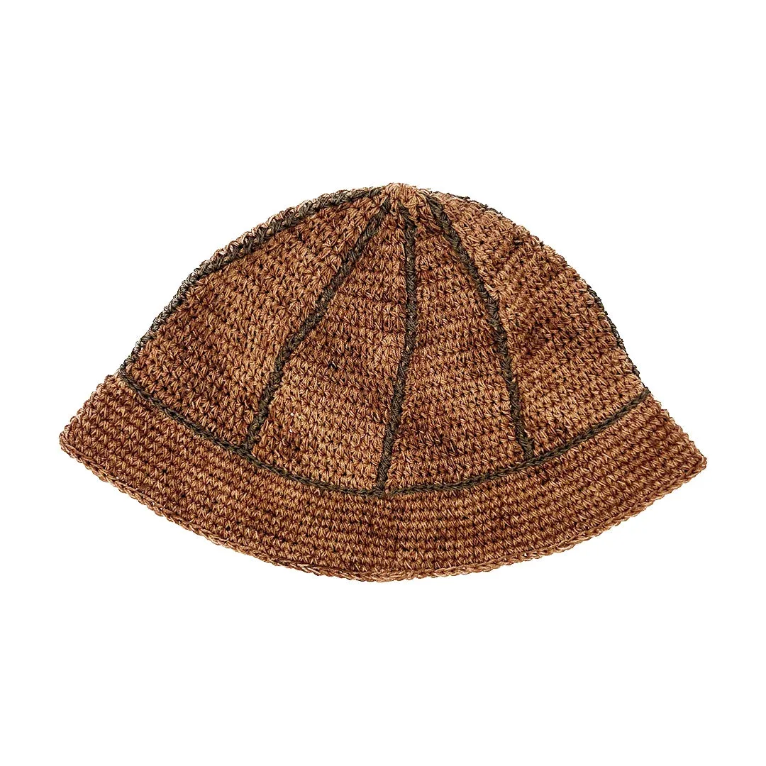   DEN SOUVENIR Den Crochet Hat Brown 