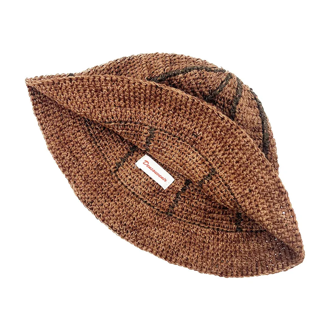   DEN SOUVENIR Den Crochet Hat Brown 