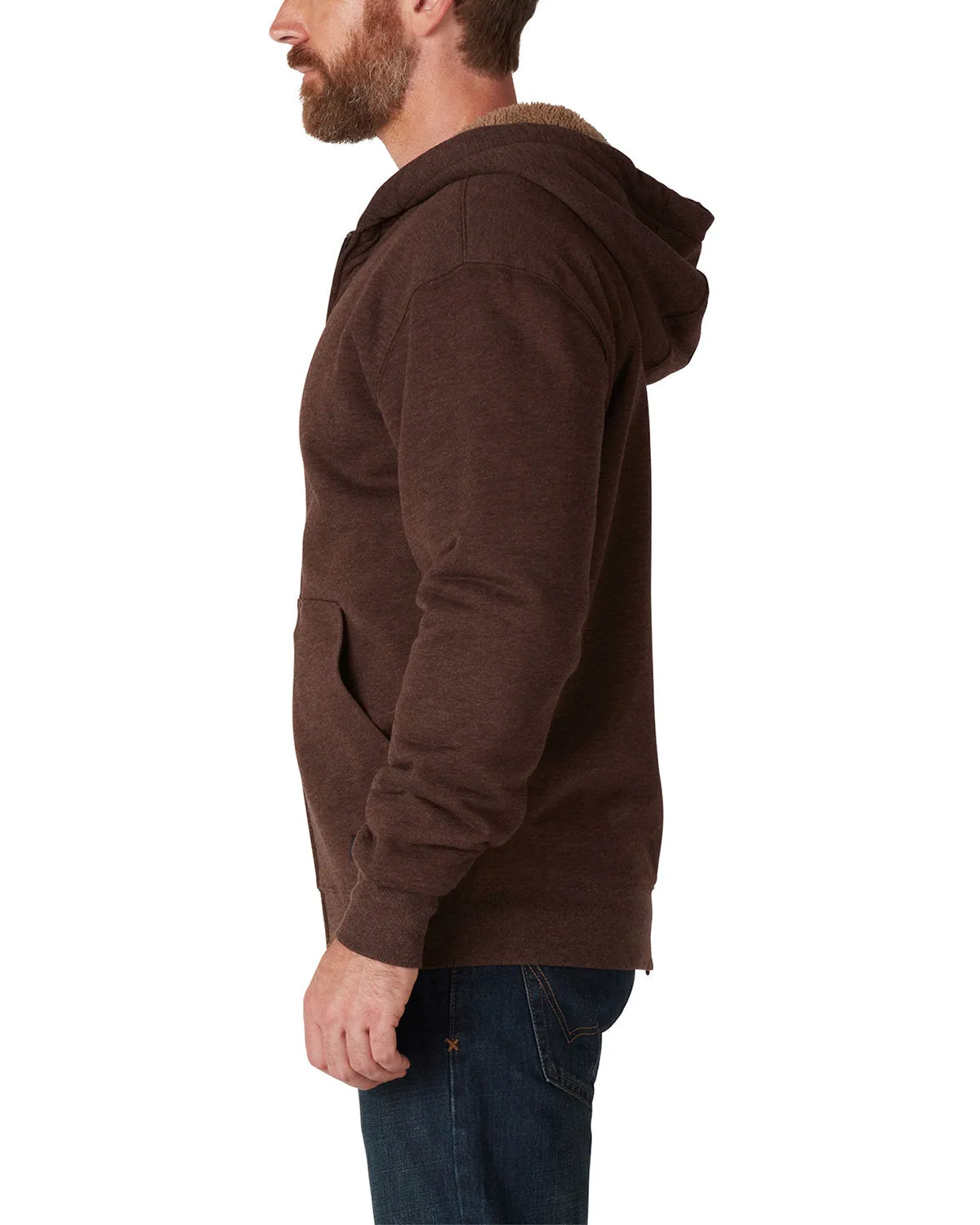 Dickies Men's Fleece-Lined Full-Zip Hooded Sweatshirt