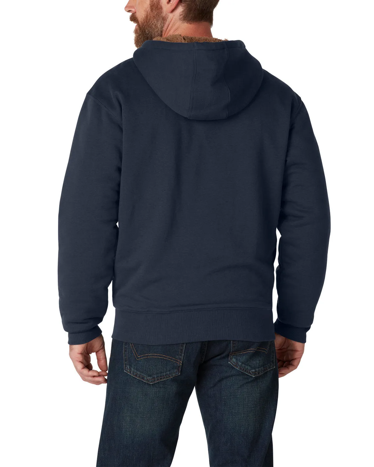 Dickies Men's Fleece-Lined Full-Zip Hooded Sweatshirt