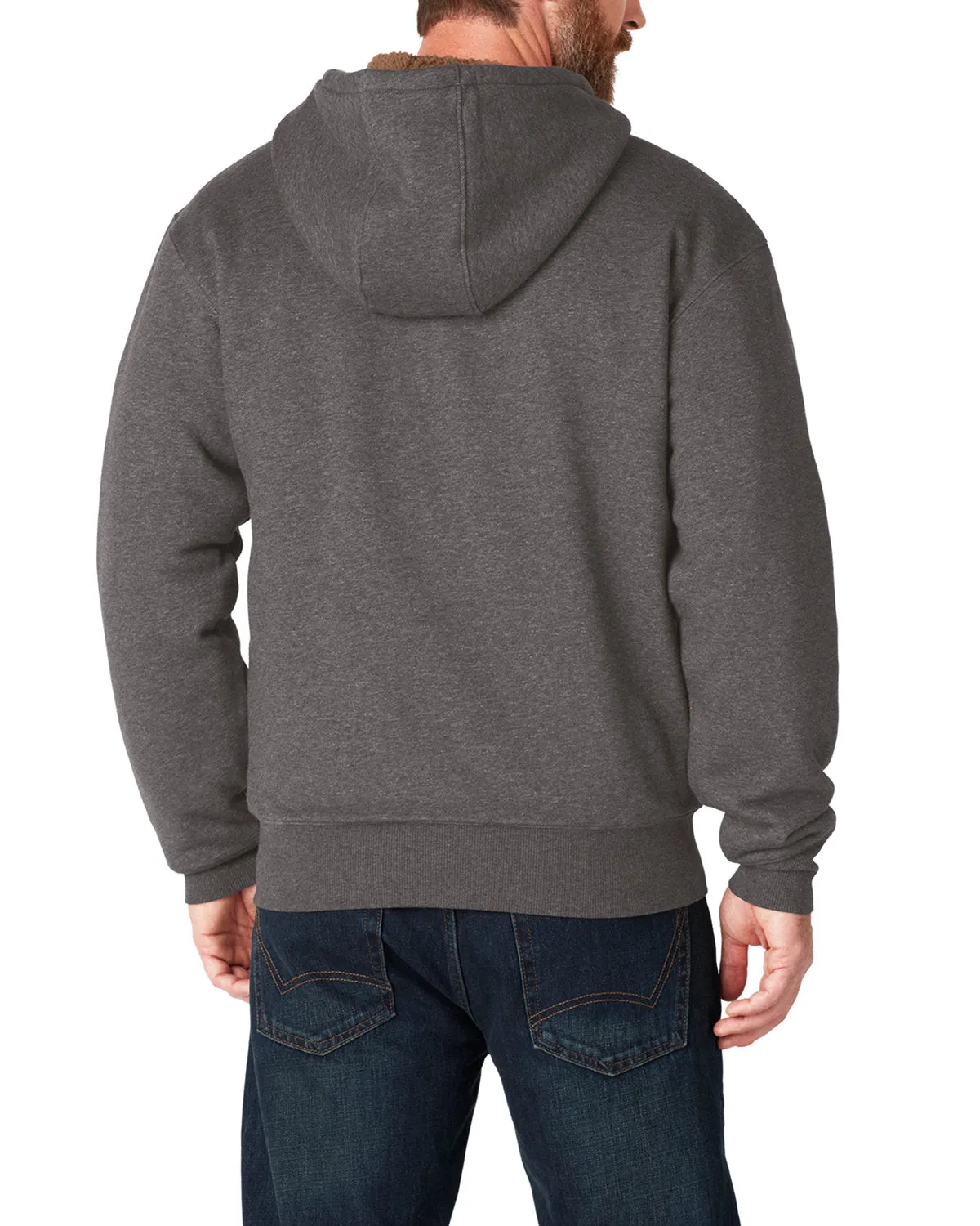 Dickies Men's Fleece-Lined Full-Zip Hooded Sweatshirt