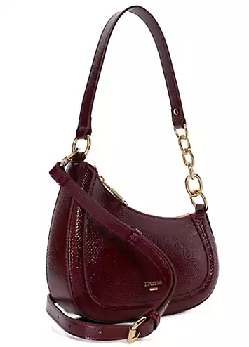 Direction Reptile Chain Detail Shoulder Bag by Dune London | Look Again