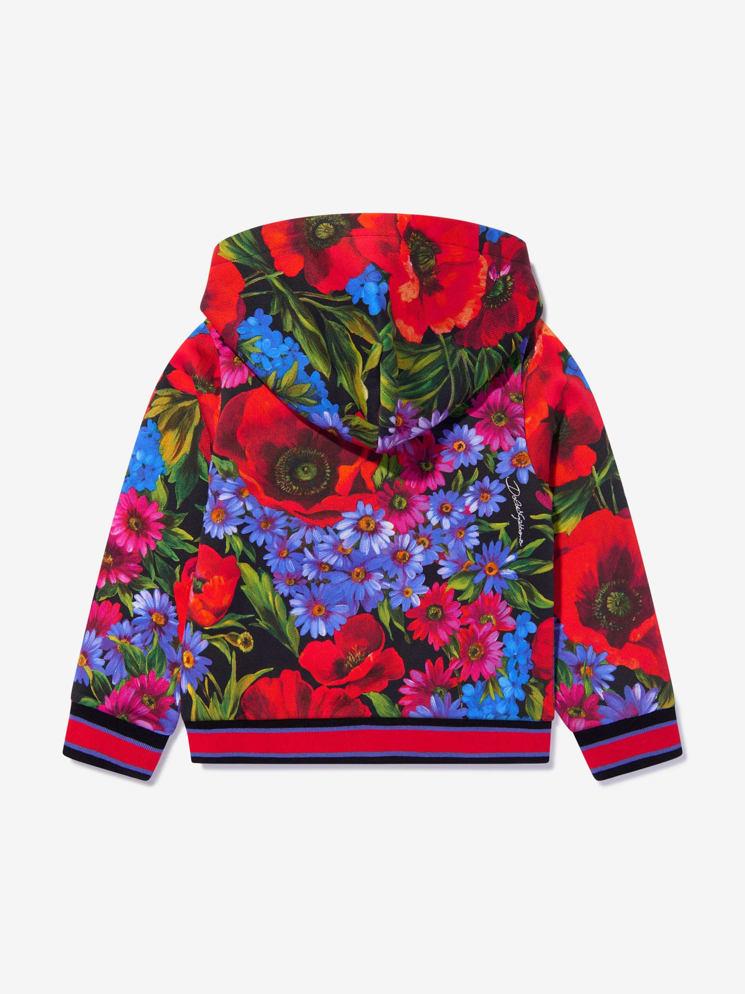 Dolce & Gabbana Kids - Baby Girls Floral Zip Up Hoodie | Childsplay Clothing