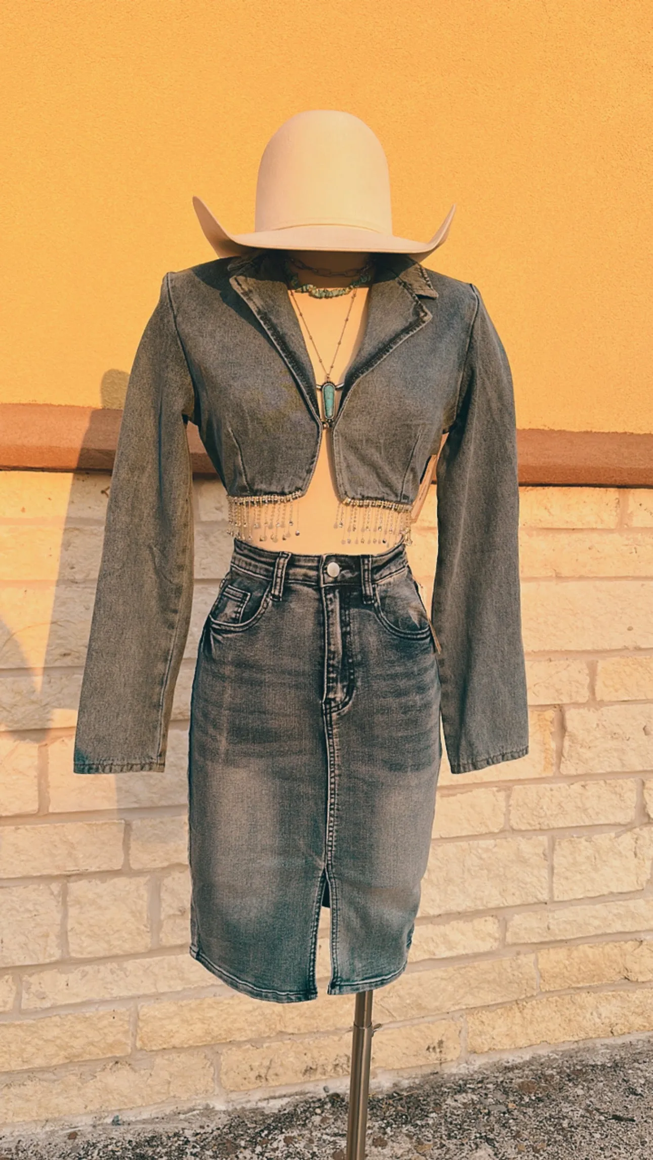 ‘’ELIZABETH’’ DENIM SKIRT