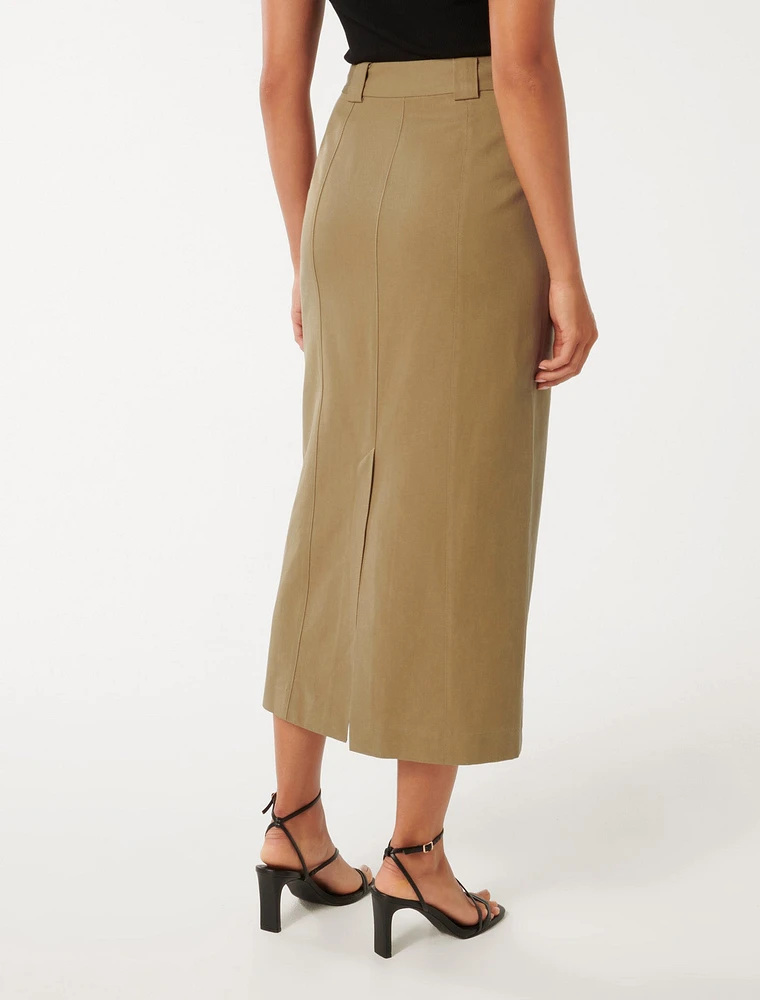 EverNew Pippa Pintuck Skirt