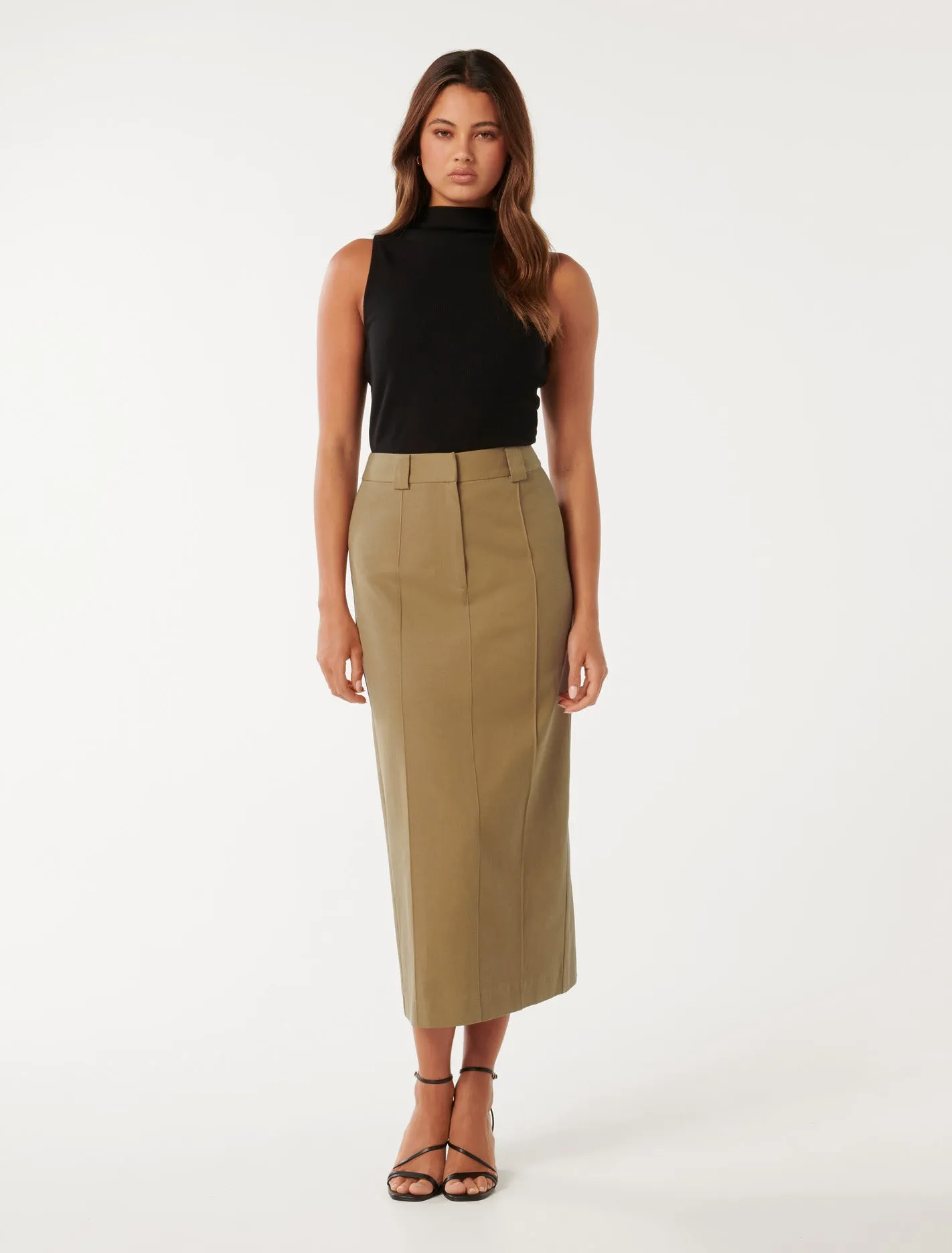 EverNew Pippa Pintuck Skirt