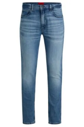 Extra-slim-fit jeans in blue stretch denim