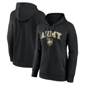 Fanatics Army Black Knights Women's Black Evergreen Campus Pullover Hoodie