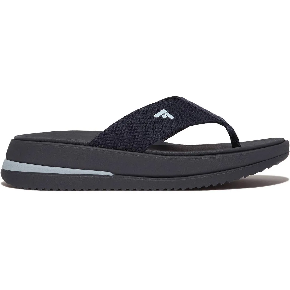 Fitflop Surff Two-tone Toe Post Sandals Midnight Navy