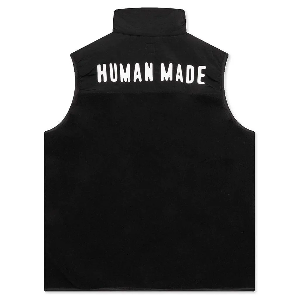 Fleece Vest - Black