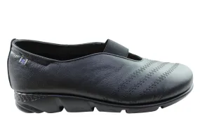 Flex & Go Hope Womens Comfortable Leather Shoes Made In Portugal