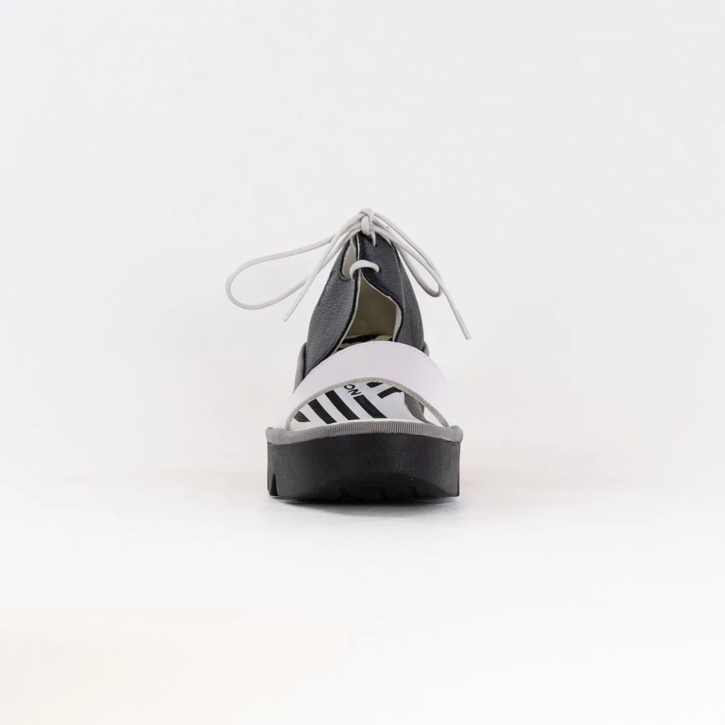 FLY London Crossover Sandals BILU465FLY (Women's) - White/Black