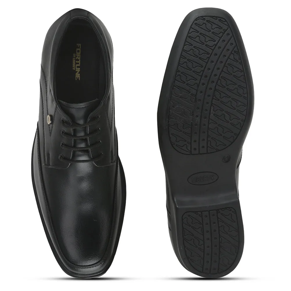 Fortune Formal Lacing Shoes For Men (Black) LUCIO-502 By Liberty