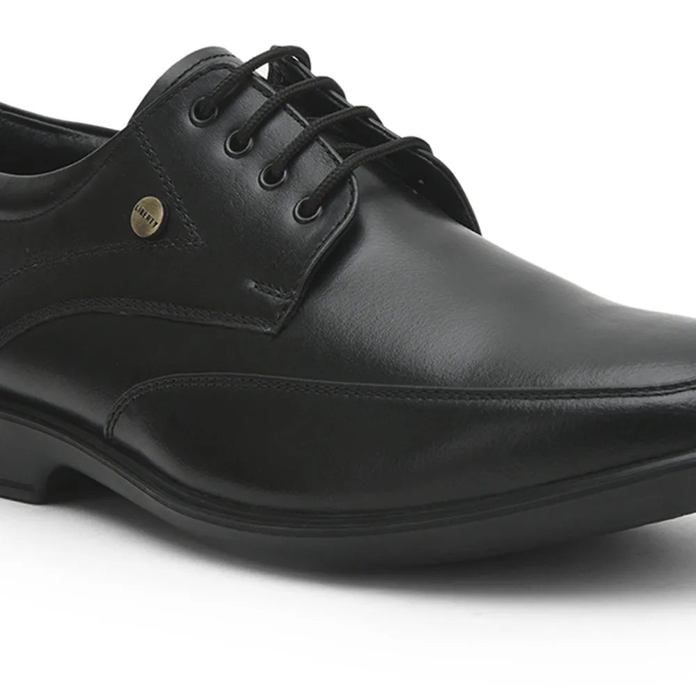 Fortune Formal Lacing Shoes For Men (Black) LUCIO-502 By Liberty