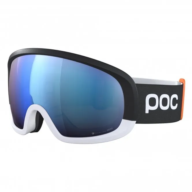 Fovea Mid Race Goggles - Uranium Black/Hydrogen White/Partly Sunny Blue