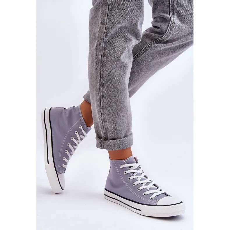 FR1 Women's Classic Sneakers High Gray Remos grey