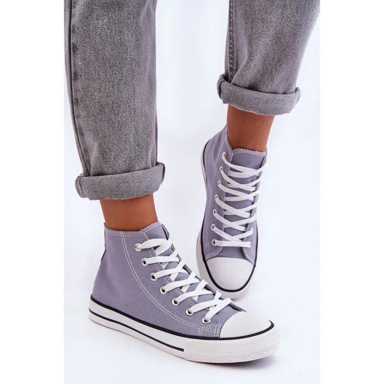 FR1 Women's Classic Sneakers High Gray Remos grey