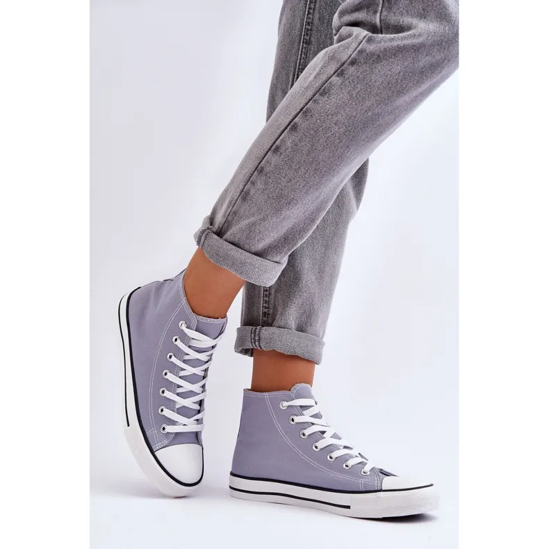 FR1 Women's Classic Sneakers High Gray Remos grey