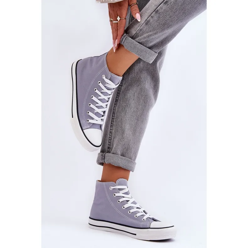 FR1 Women's Classic Sneakers High Gray Remos grey