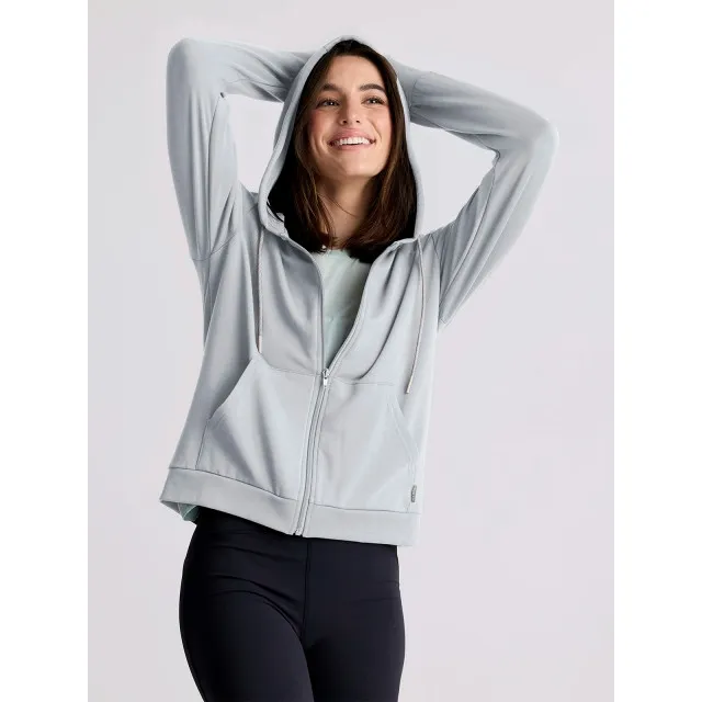 Free Fly Apparel - Women's Bamboo Lightweight Fleece Zip Hoodie