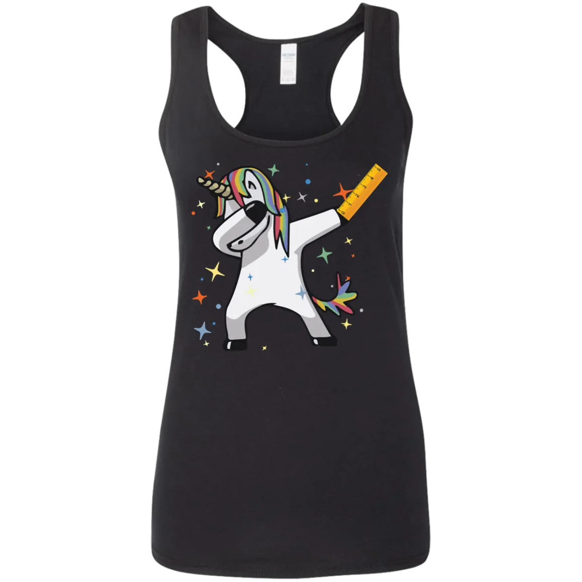 Funny Unicorn Teacher Tank Shirt