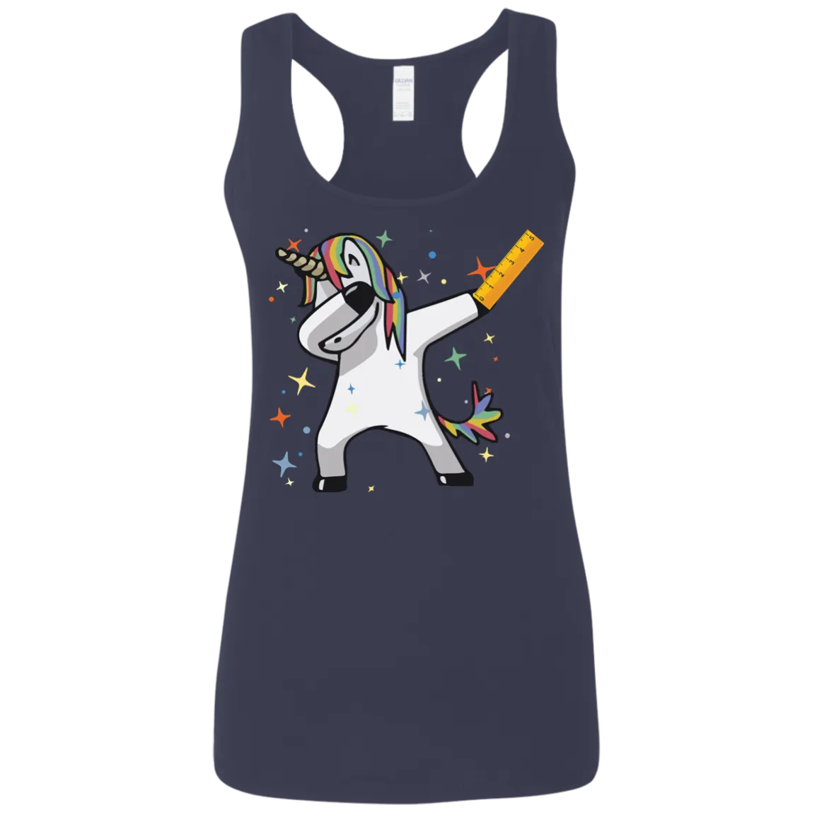 Funny Unicorn Teacher Tank Shirt