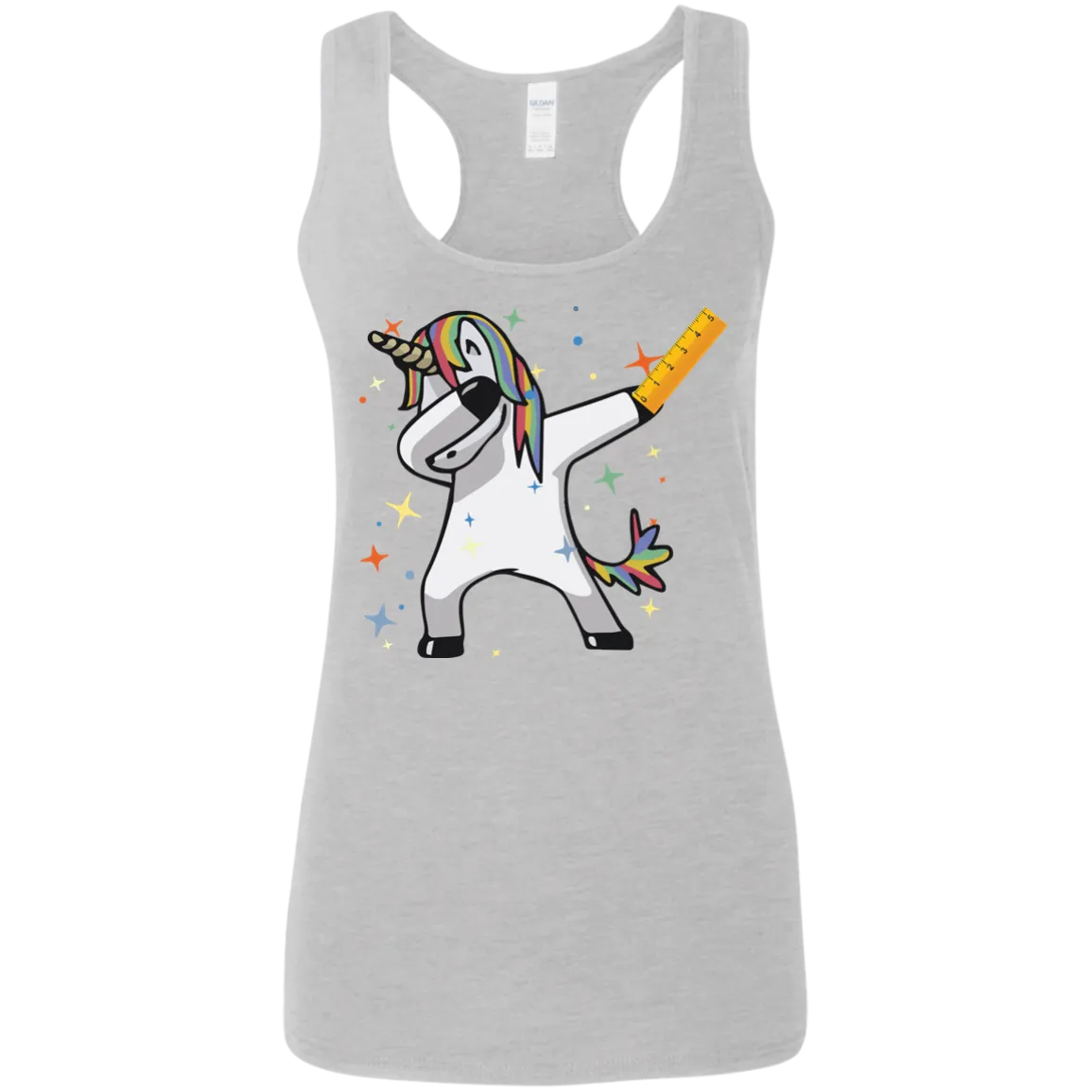 Funny Unicorn Teacher Tank Shirt