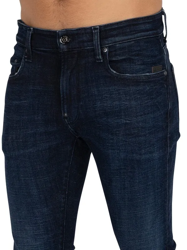 G-Star RAW Revend Skinny Fit Jeans - Worn In Ultramarine