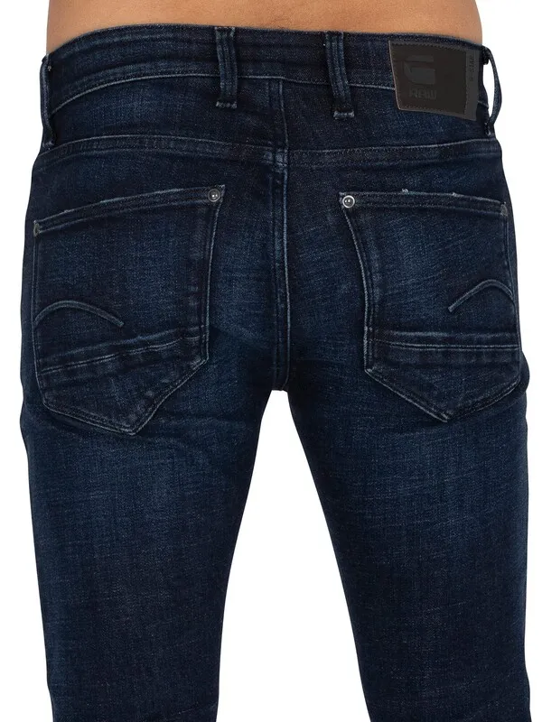 G-Star RAW Revend Skinny Fit Jeans - Worn In Ultramarine