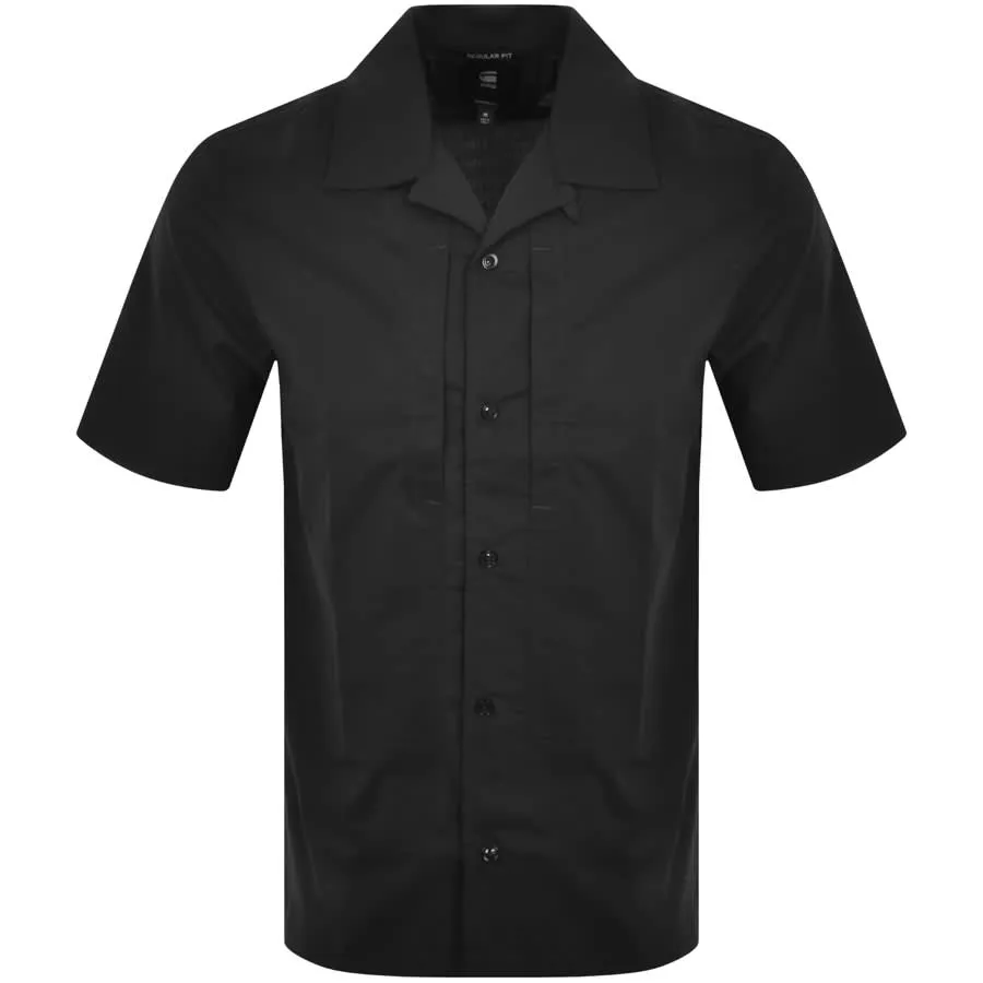 G Star Raw Workwear Short Sleeve Shirt Black