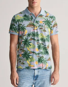 GANT HAWAII PRINT SS POLO SHIRT