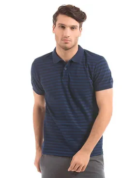 Gant Striped Cotton Polo Shirt