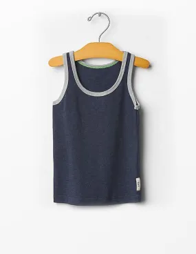 GAP Boys Blue Ringer Tank