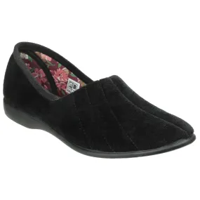 GBS Audrey Ladies Slipper Black