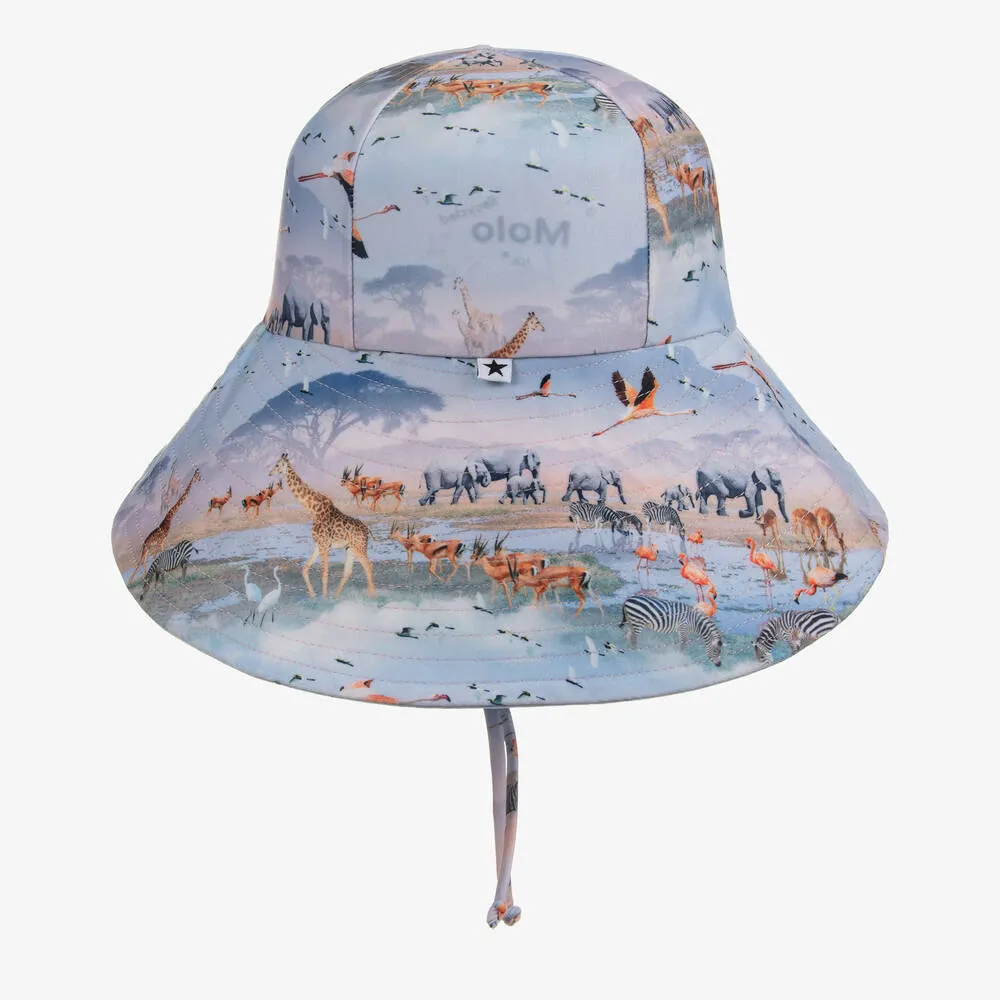 Girls Blue Savannah Sun Hat (UPF50+)