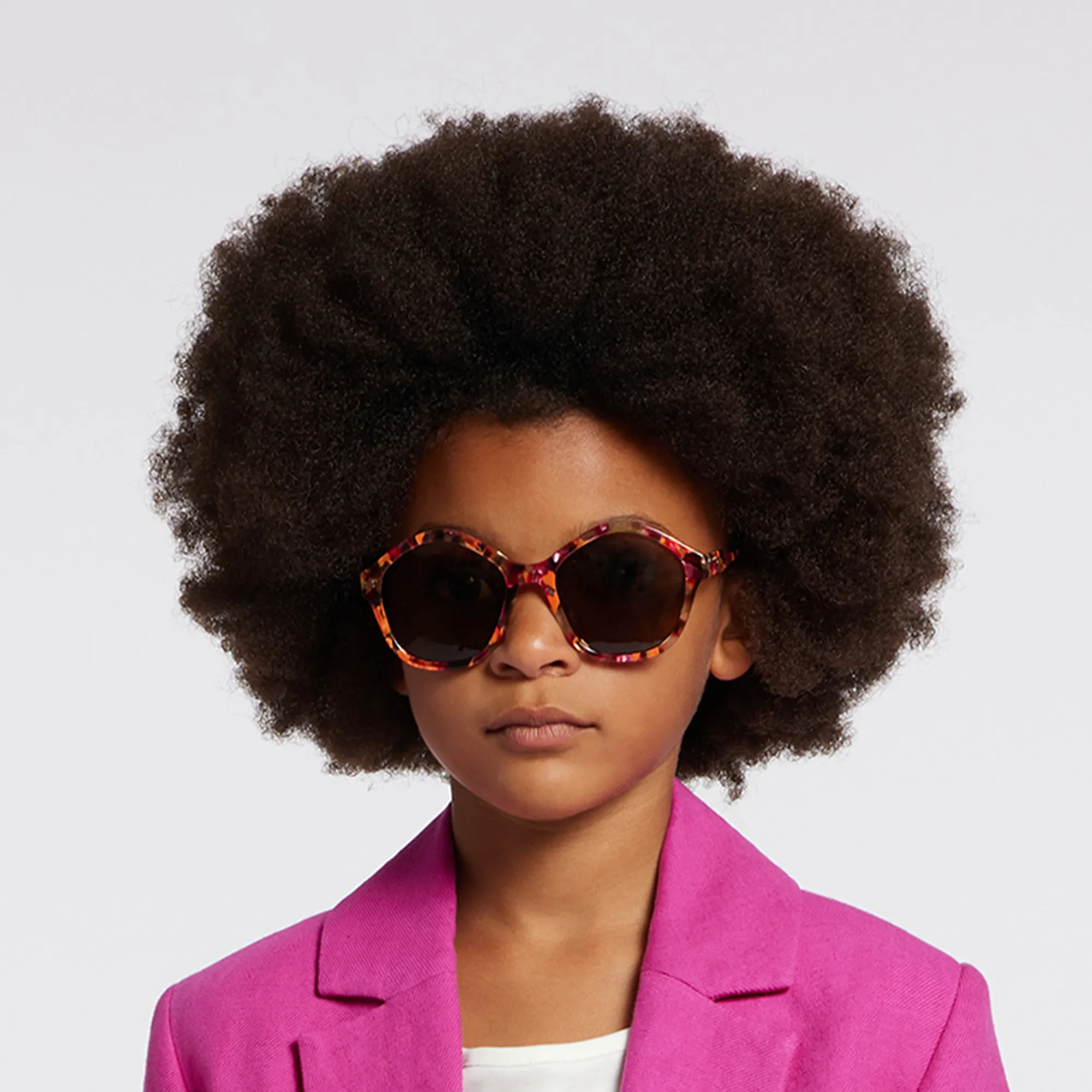 Girls Brown & Pink Sunglasses