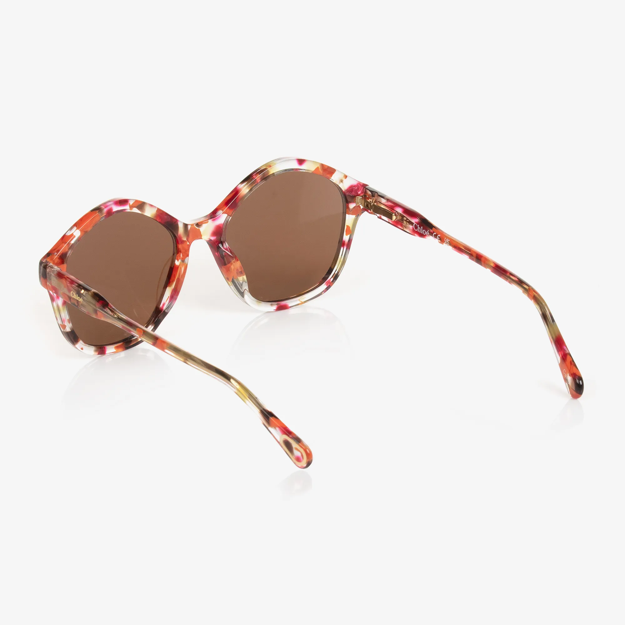 Girls Brown & Pink Sunglasses