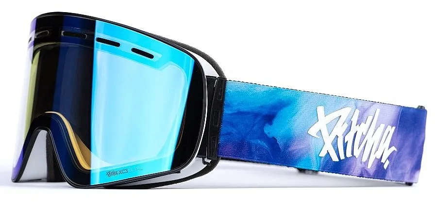 goggles Pitcha XC3 - Aquarel Purple/Clear Blue Mirror