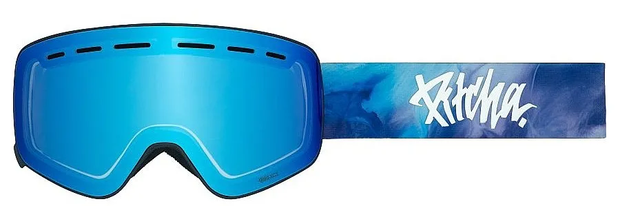 goggles Pitcha XC3 - Aquarel Purple/Clear Blue Mirror