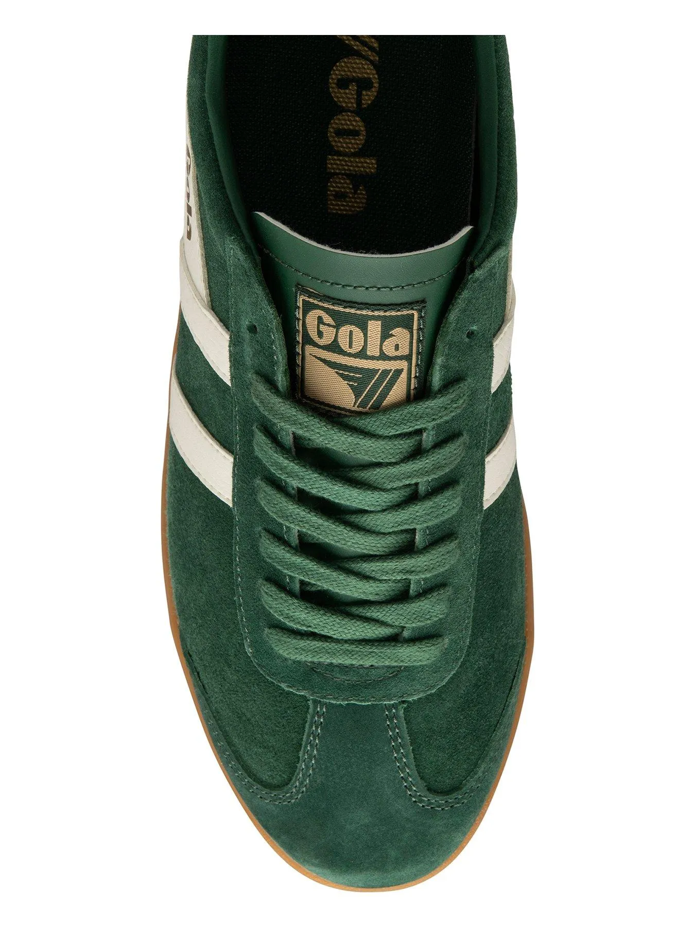 Gola Men's Hurricane Suede Trainers - Green