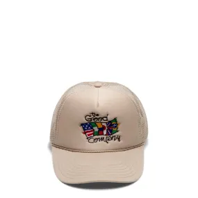 GOOD WORLD TRUCKER HAT KHAKI | Bodega