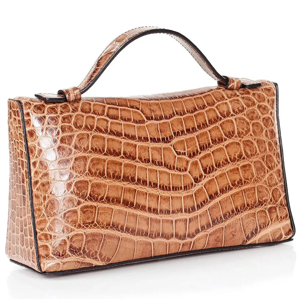 Gracen Sophie Nile Crocodile Women's Handbag Cappuccino