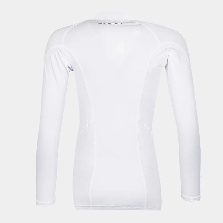 Gul UV Protection Flat Lock Long Sleeve Rash Vest - White UK