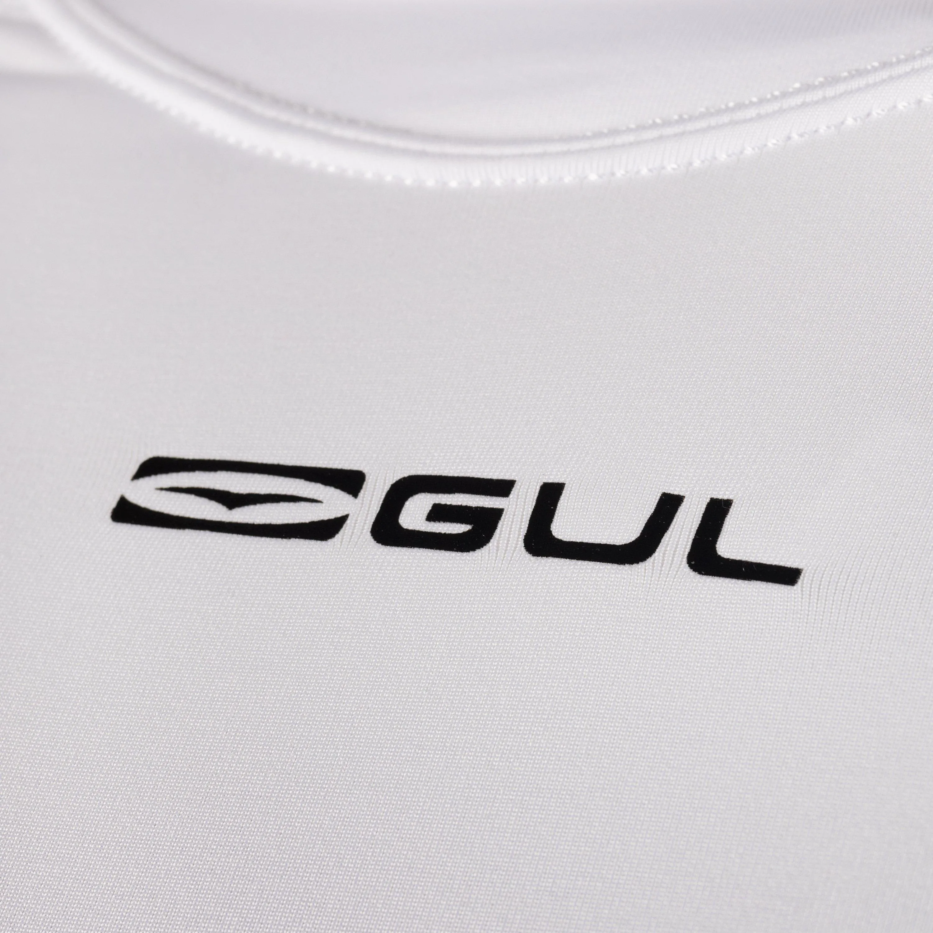 Gul UV Protection Flat Lock Long Sleeve Rash Vest - White UK