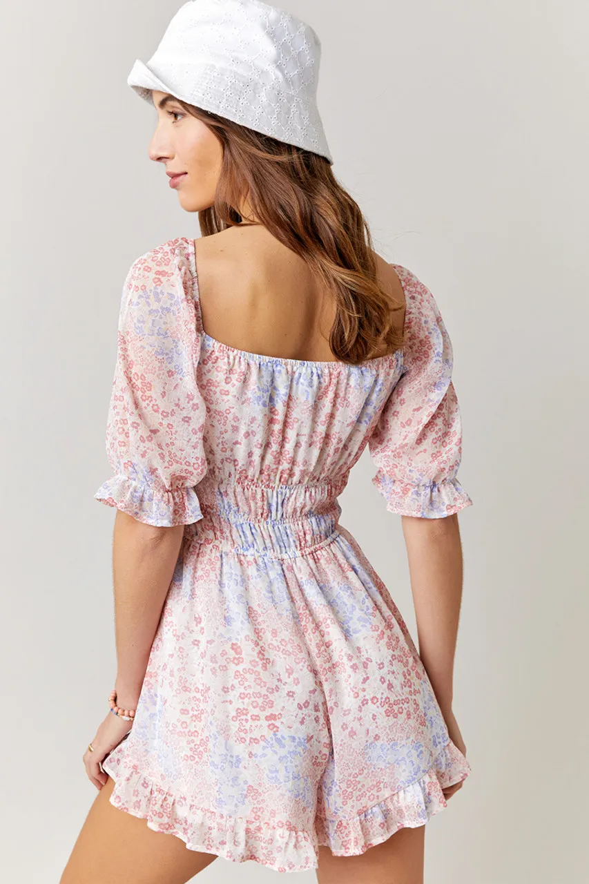 Helena Ditsy Floral Romper